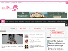 Tablet Screenshot of hiperfeminina.com
